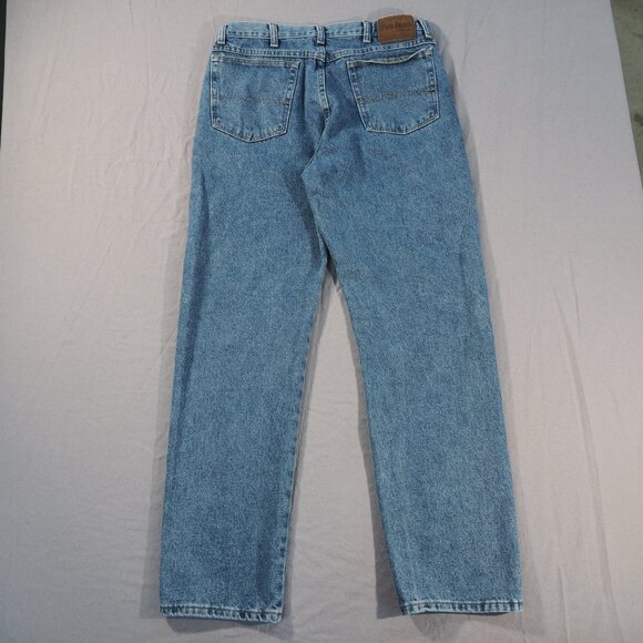 Wrangler Pro Jeans Mens 33x32 Blue Denim Cowboy Work Gorpcore Minimalist - Picture 2 of 9